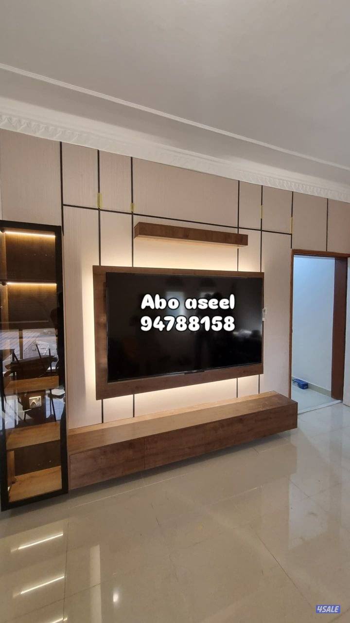 ديكورات واصباغ وصفائح حجريه وورق جدران وباركيه1