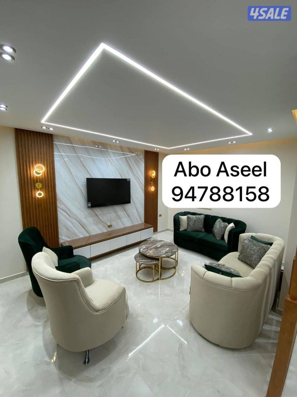 ديكورات واصباغ وصفائح حجريه وورق جدران وباركيه9