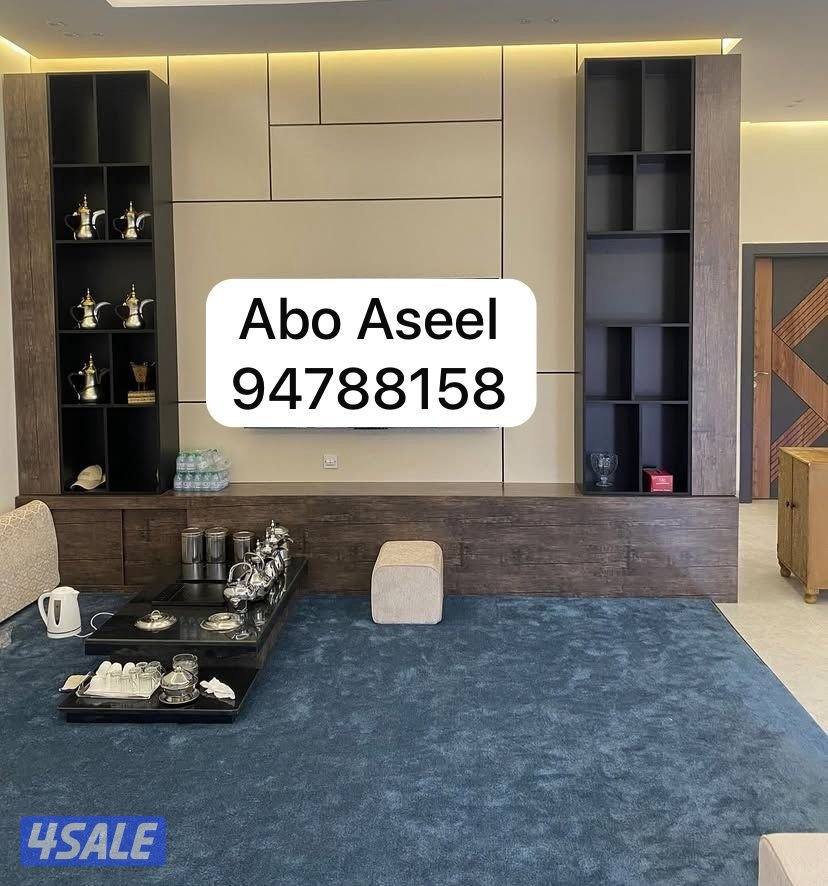 ديكورات واصباغ وصفائح حجريه وورق جدران وباركيه10