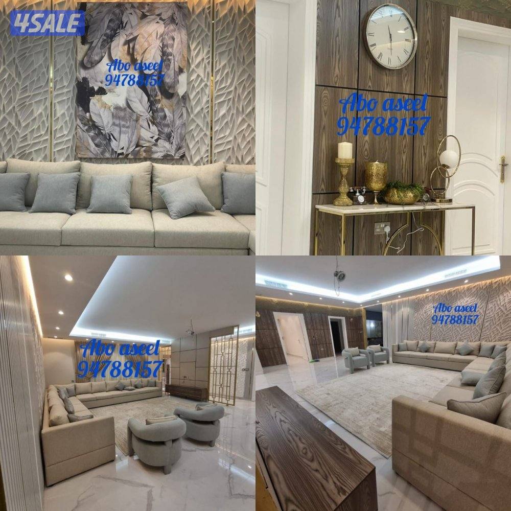 ديكورات واصباغ وصفائح حجريه وورق جدران وباركيه0