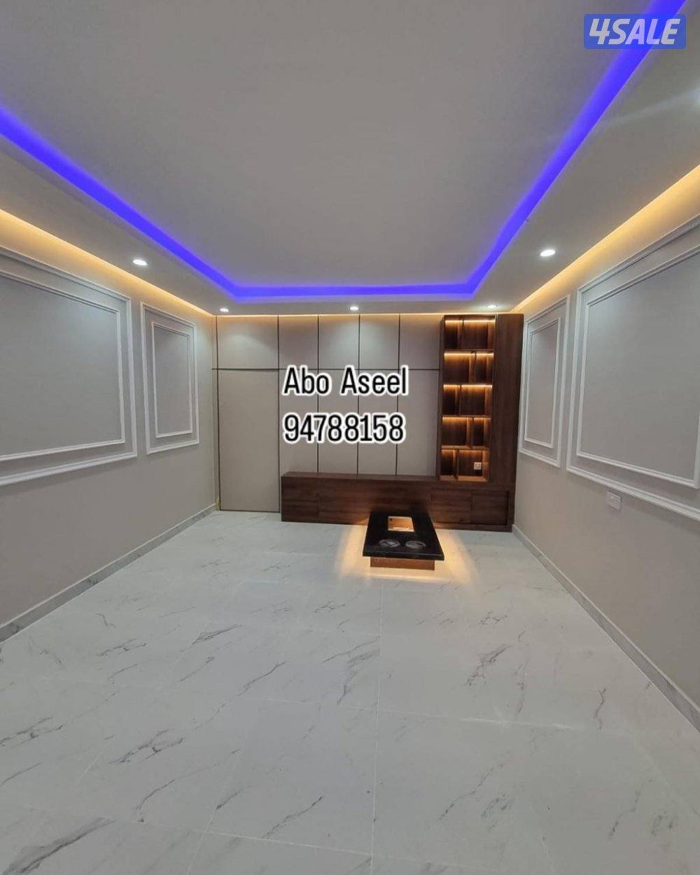 ديكورات واصباغ وصفائح حجريه وورق جدران وباركيه15