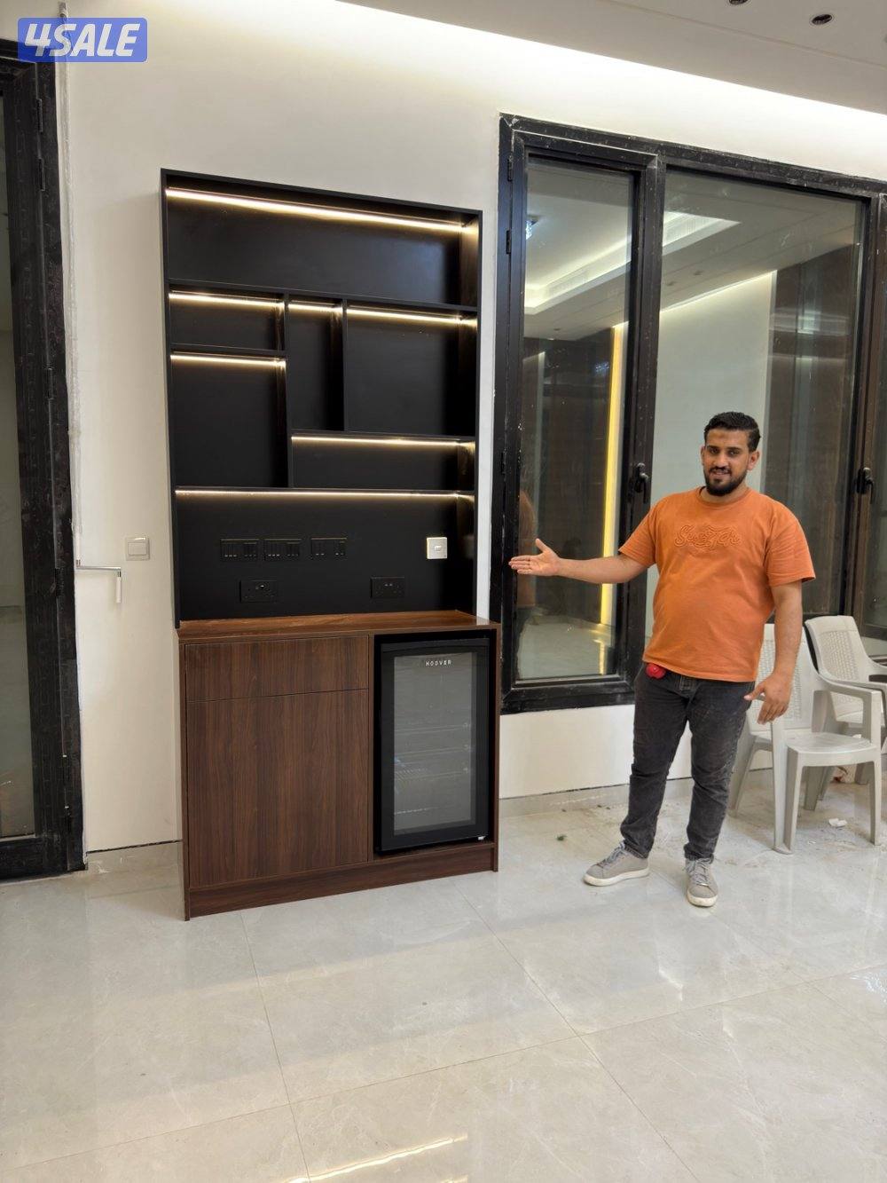 ديكورات صالات استقبال وجارات صبغ باركيه ورق حاءط4