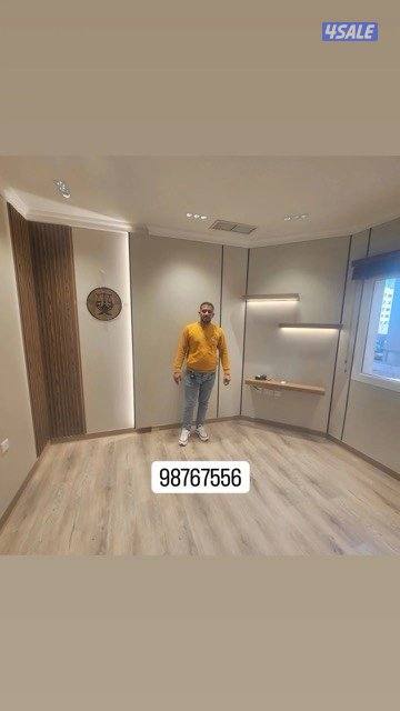 ديكورات صالات استقبال وجارات صبغ باركيه ورق حاءط10