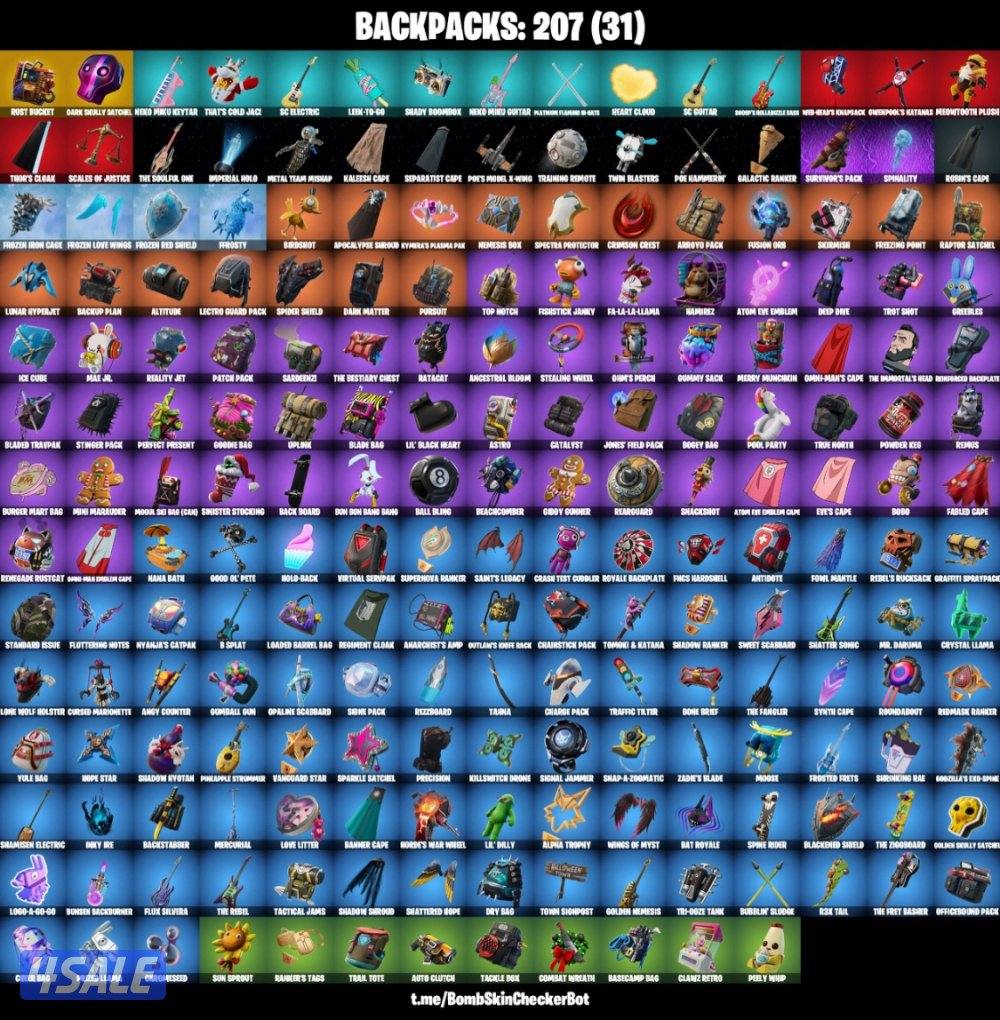 حساب نادر فورت نايت ٣٠٠ رقصه او توچ5