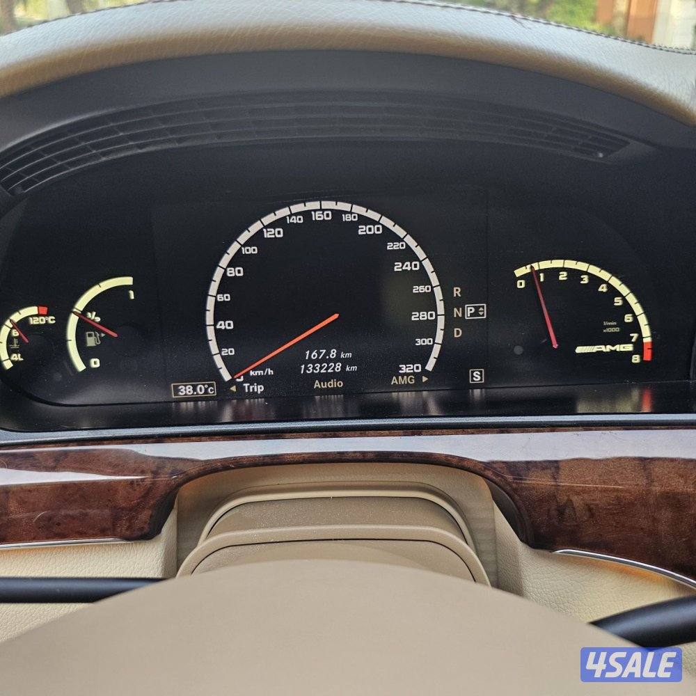 مرسيدس S500 2008 بحالة الوكالة11