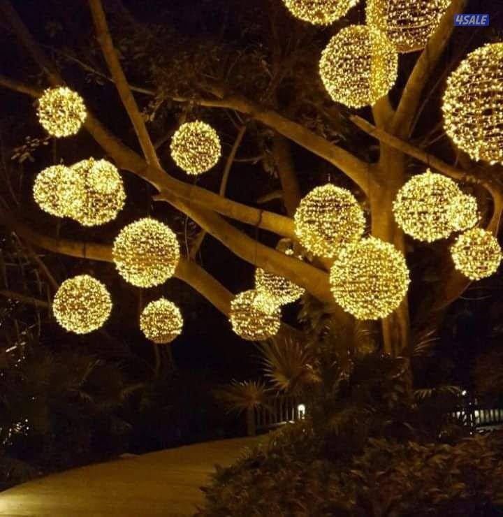 زينة عرس منازل نخل حدائق2