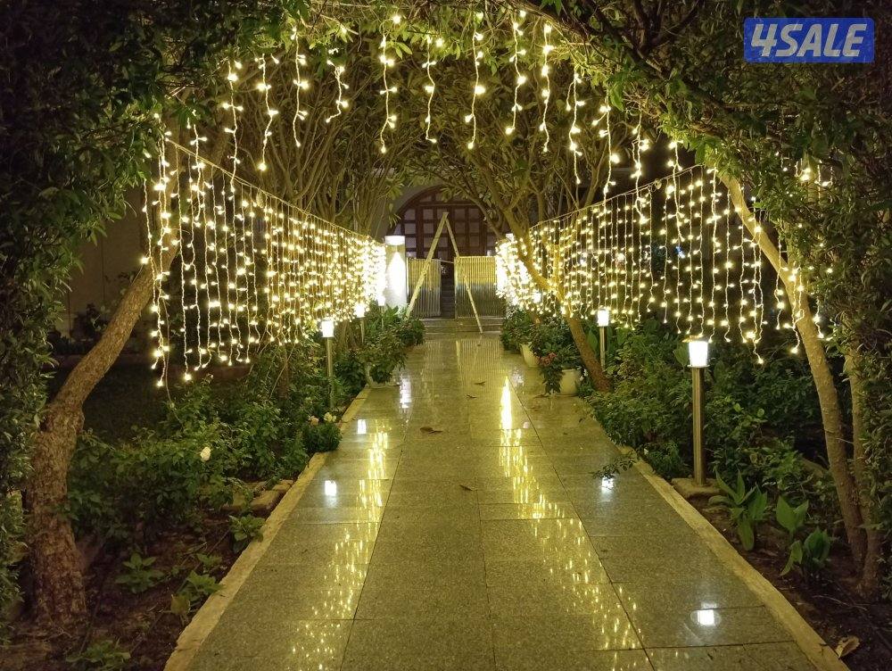 زينة عرس منازل نخل حدائق11