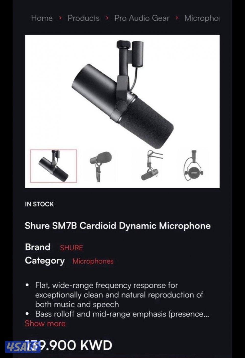 سماعة dt pro770 ومكسر goxlr ومضخم صوت ومايك shure sm7b2