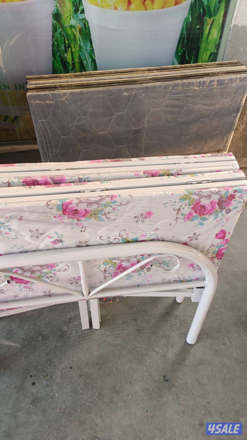 سرير حديد سراير طبية مراتب ومفروشات كبتات حديد وخشب توصيل مجانى13