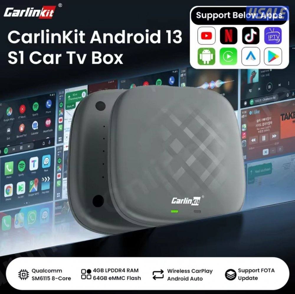جهاز الاندرويد للسيارات Carlinkit 4GB+64GB QCM61150