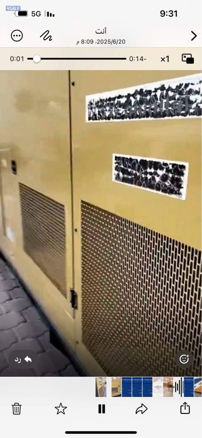 ايجار مولدات ديزل جميع الاحجام كاتم صوت1