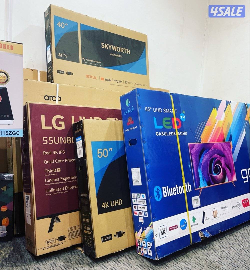 شاشات تلفزيون سمارت واندرويد للبيع والتركيب فوري وبسعر ممتازة بالكفالة0