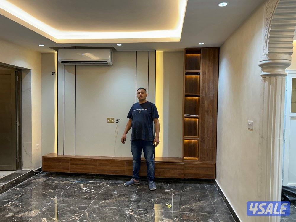 ديكورات واصباغ ورق جدران وبركيه جام والشيبورد وبديل الخشب وترميمات عام8