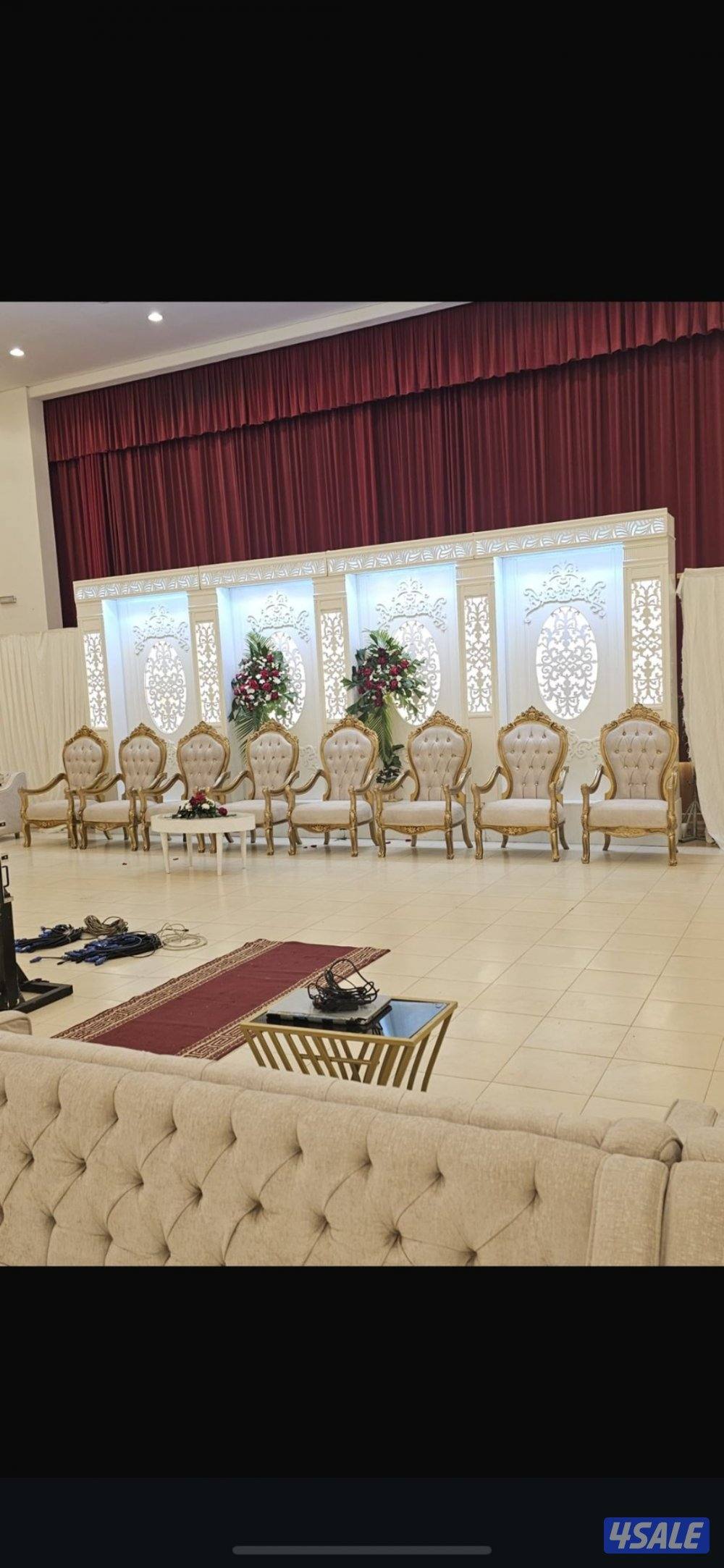 تأجير كنفات أمريكي طاولات كراسي باركن سيارات ديجي13