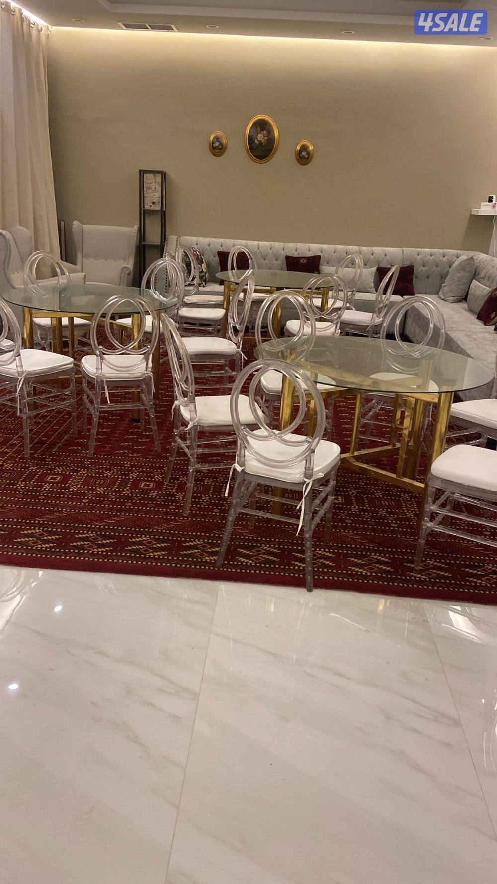 تأجير كنفات أمريكي طاولات كراسي باركن سيارات ديجي15