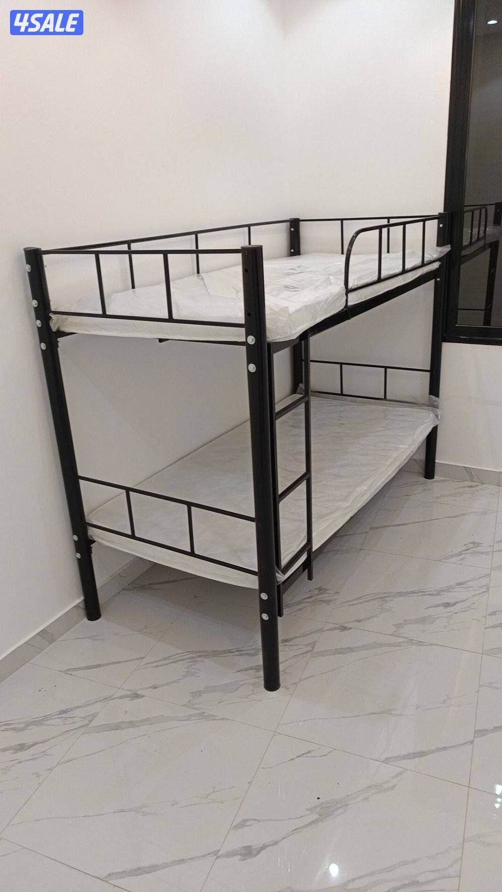 سراير حديد جديد للعماله المنزليه بفرشات طبيه جميع المقاسات متوفره باقل1