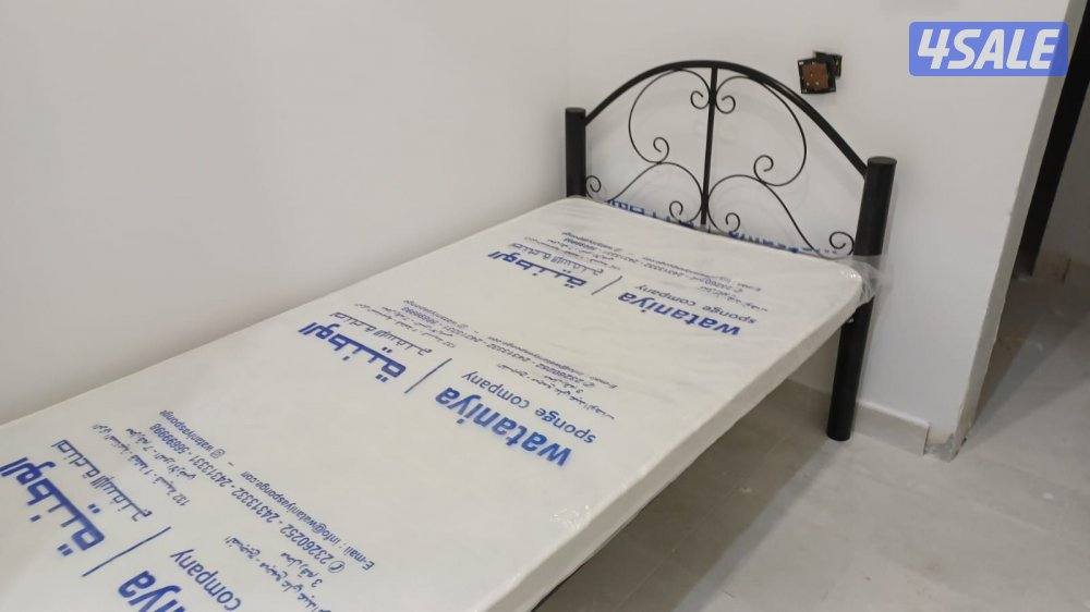 سراير حديد نفر جديد للعماله المنزليه بفرشات طبيه جميع المقاسات متوفره1