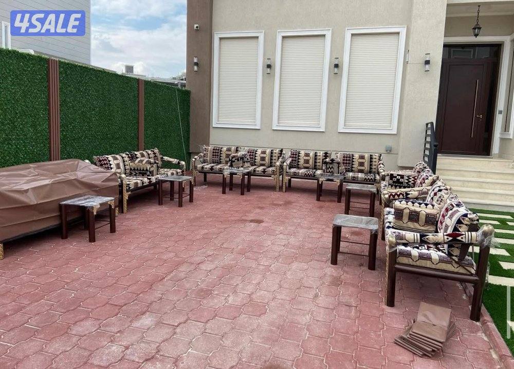 كراسي حديد ملكيه 🇸🇦🇰🇼+ أطقم خارجيه جاهزه🇸🇪🇸🇦1