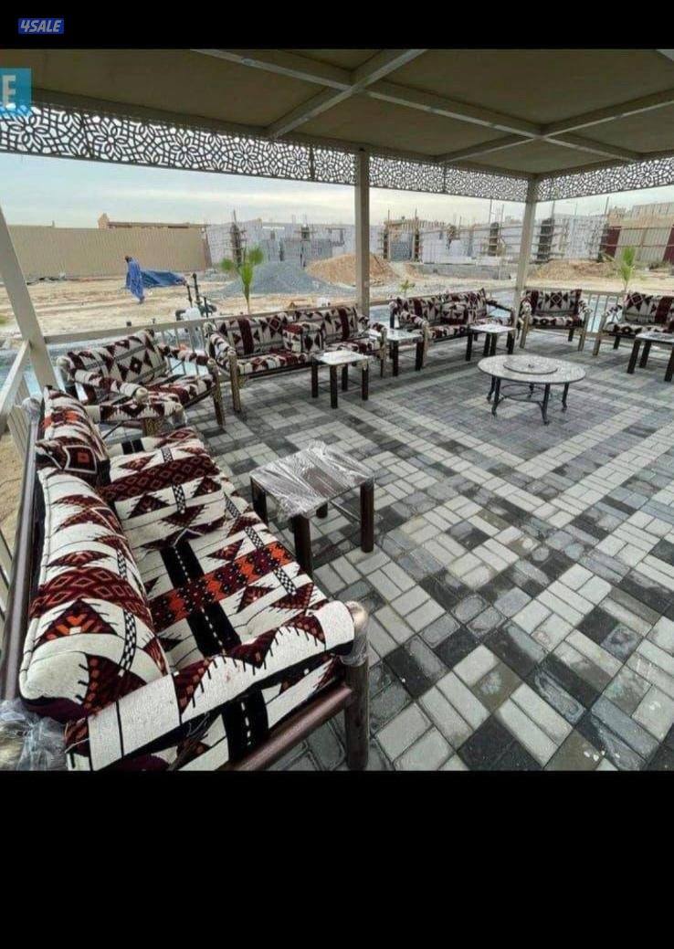 كراسي حديد ملكيه 🇸🇦🇰🇼+ أطقم خارجيه جاهزه🇸🇪🇸🇦7