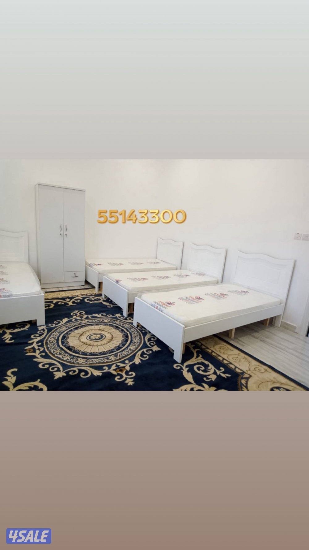 سرير حديد وسراير خشب2