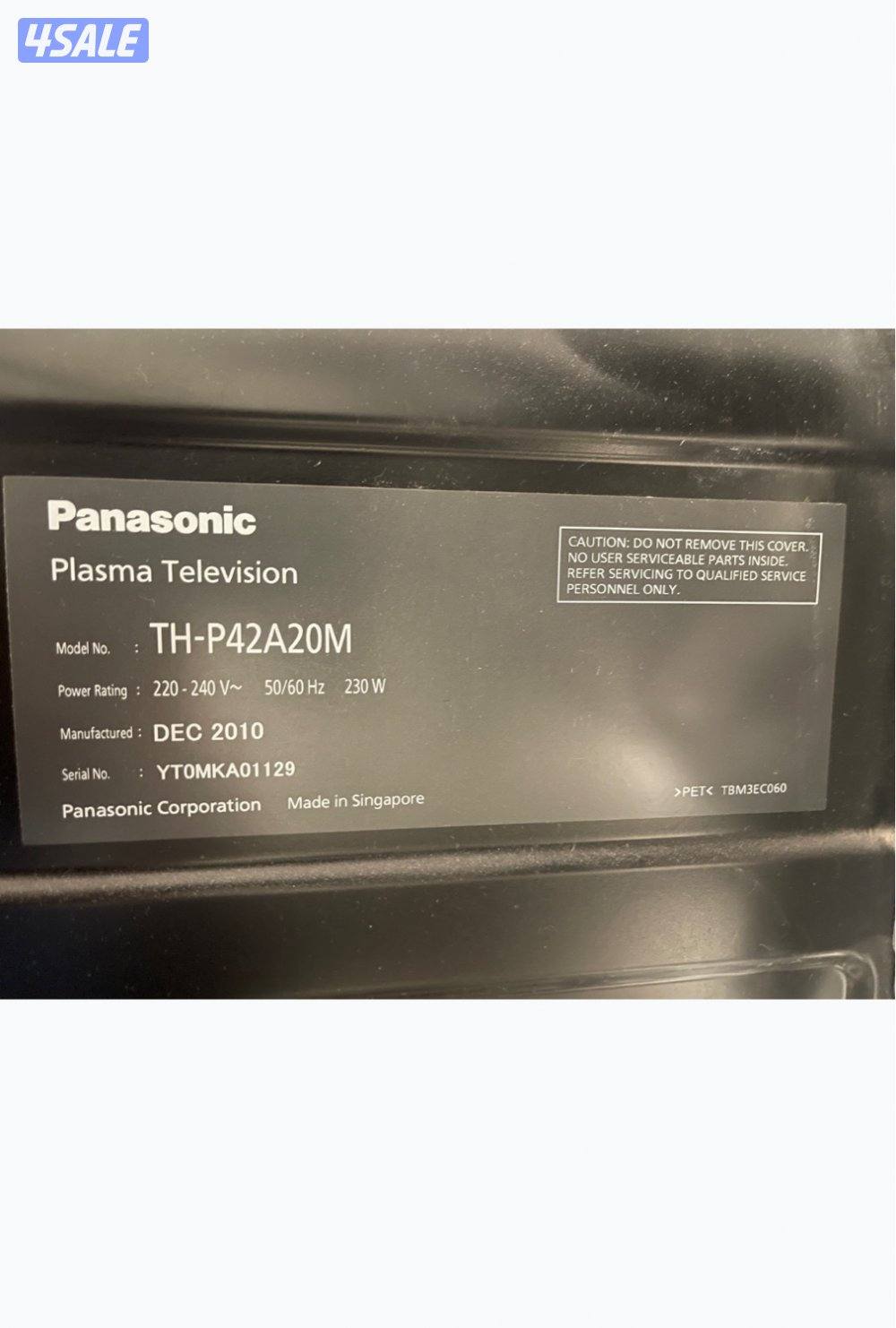 للبيع تلفزيون ماركة باناسونيك 45 بوصه انش بحالة جيدة6