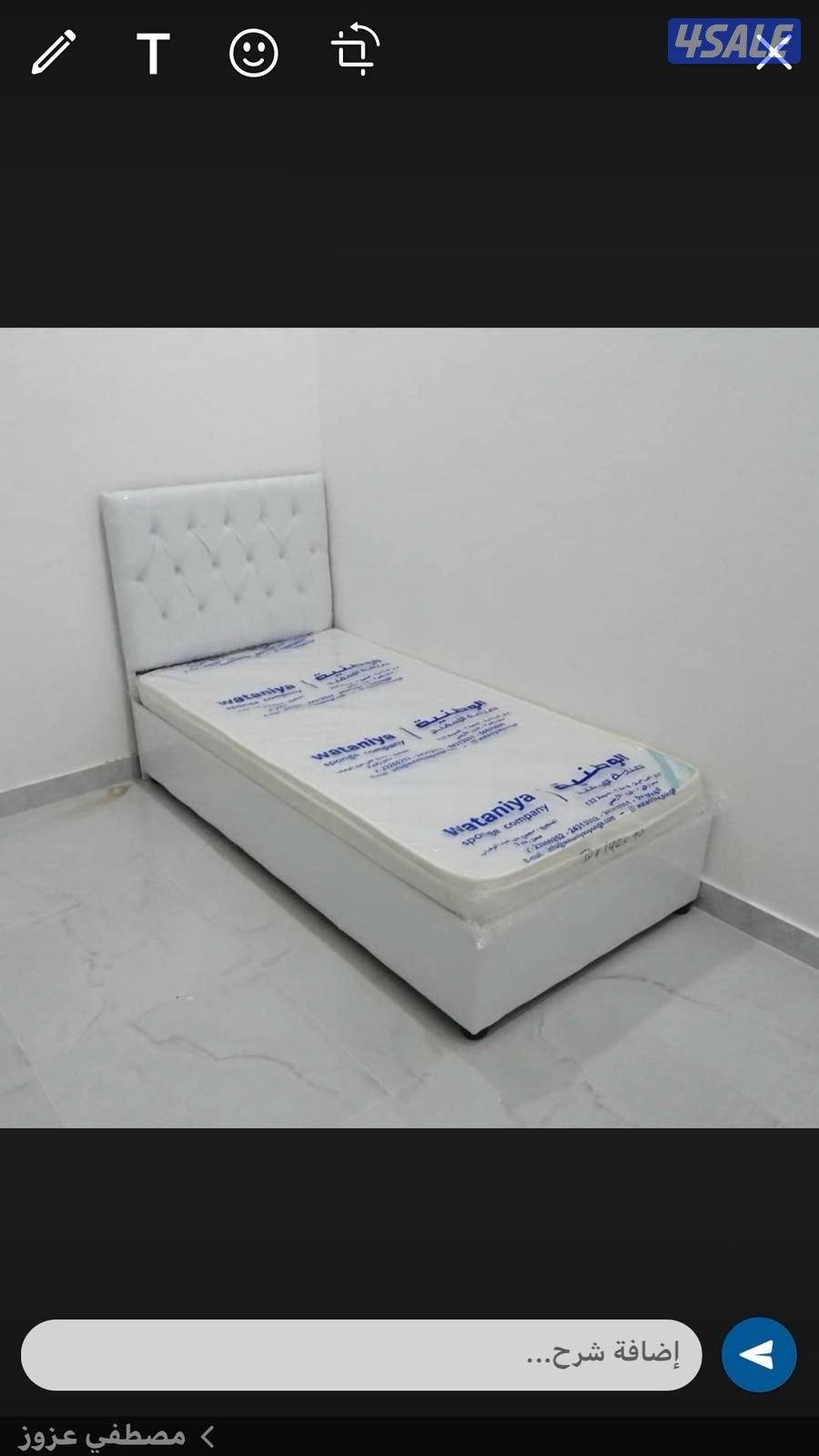 سراير نفر مع الفرشه ب٣٥ دينار مع ٢ حبه مخده مرحبا6