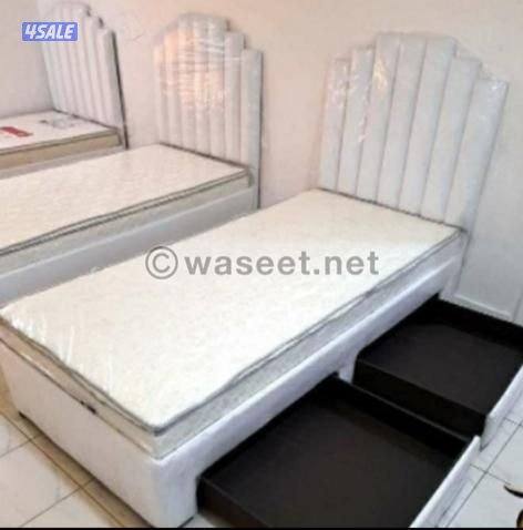 سراير نفر مع الفرشه ب٣٥ دينار مع ٢ حبه مخده مرحبا8