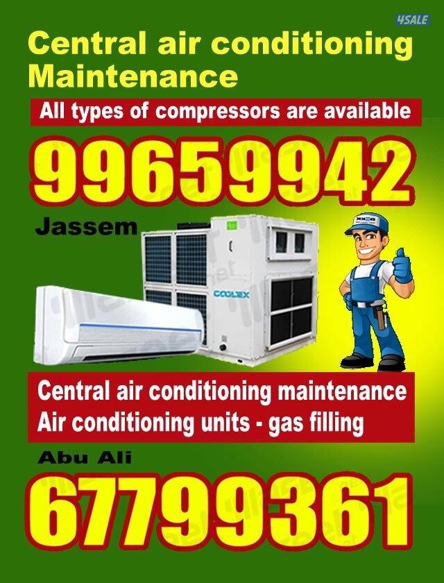 صيانة تكييف مركزي وحدات ثلاجات غسالات برادات طبخات فنى جاسم طفيل1