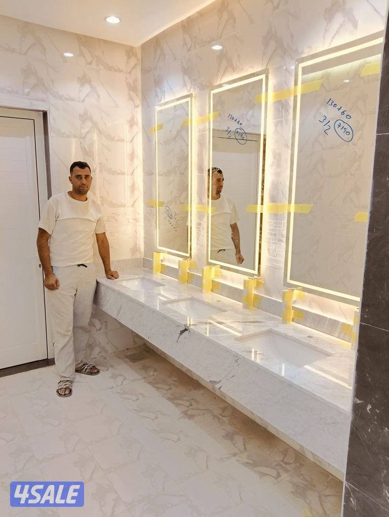 احداث مغاسل رخام وتصليح مغاسل قص فتحت تجميع مناطق الكويت1