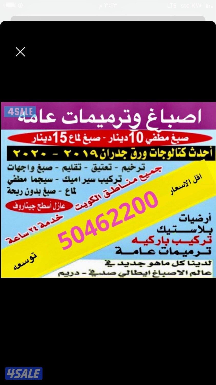 أصباغ وترميمات عامه0