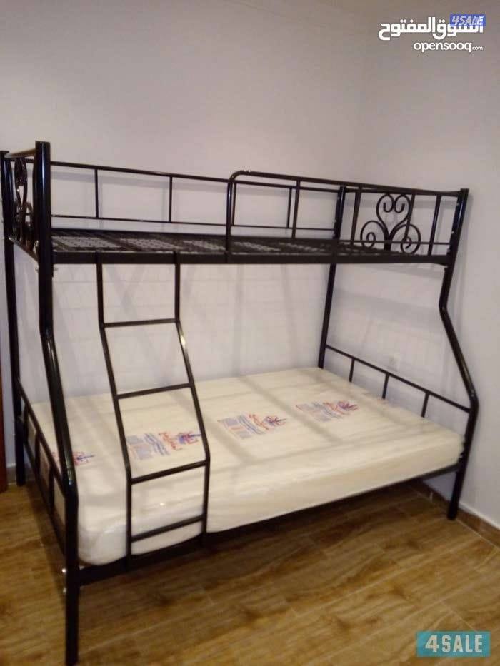 سراير حديد جديد للعمالة المنزلية بفرشات طبيه جميع المقاسات متوفرة بأقل7