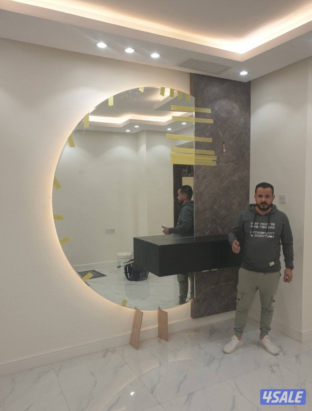ورق جدران اصباغ وديكورات بديل خشب جبسمبورد براويز جبس جام13