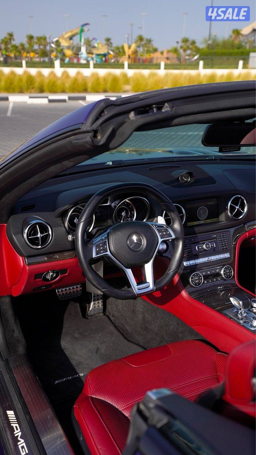 للبيع SL 63 AMG موديل 2013 قمة بالنظافة8