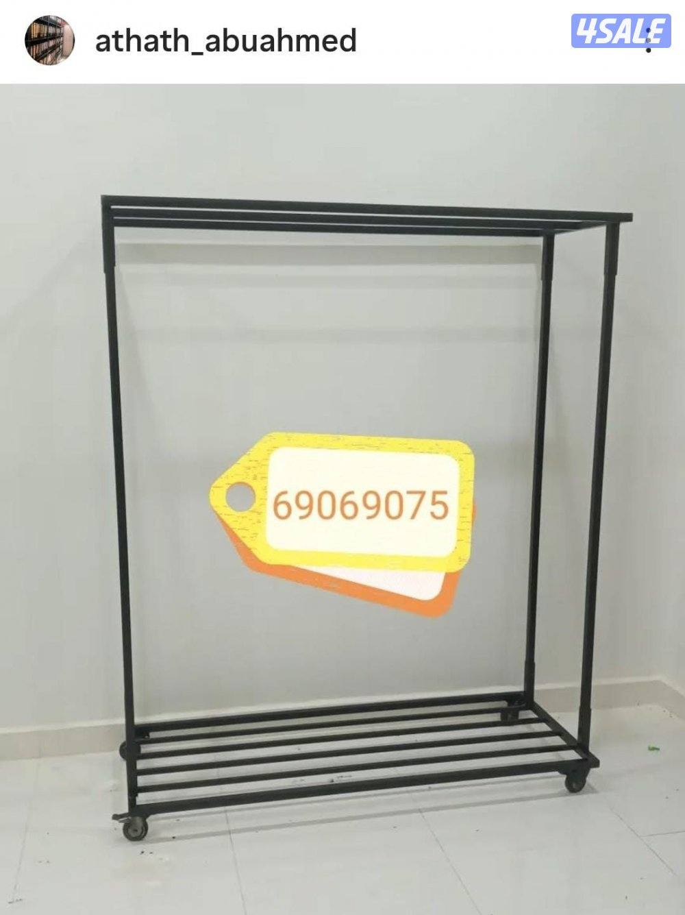 ارفف تخزين وكبتات وسراير درامات عيش علاق ملابس عربانة غاز2