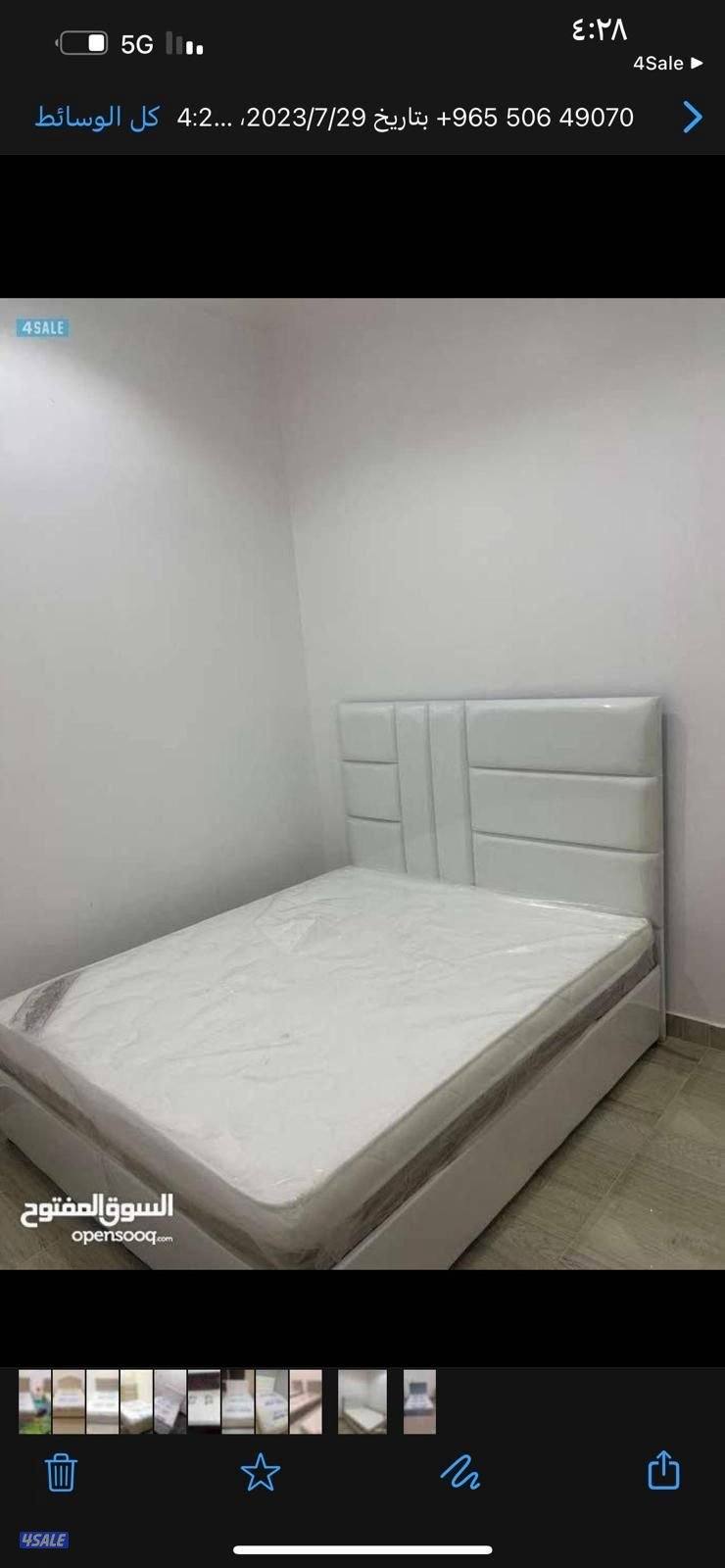 سراير نفر مع الفرشه ب٣٥ دينار مع ٢ حبه مخده6