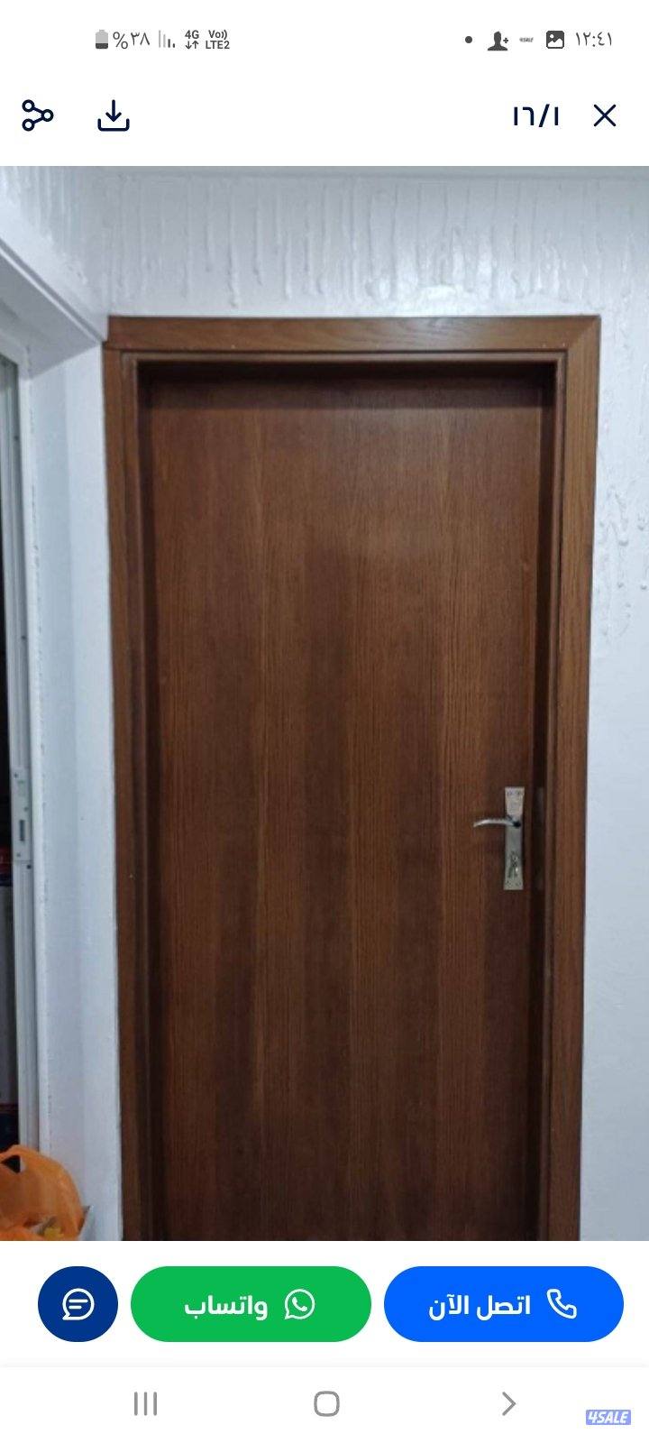 ابو محمد النجار تركيب ابواب كبتات قواطع جبس بورد باب كرديون بديل خشب ب2