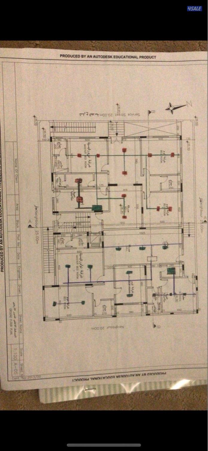 للبيع قسيمه في النسيم الجديده ٥٠٠ متر2