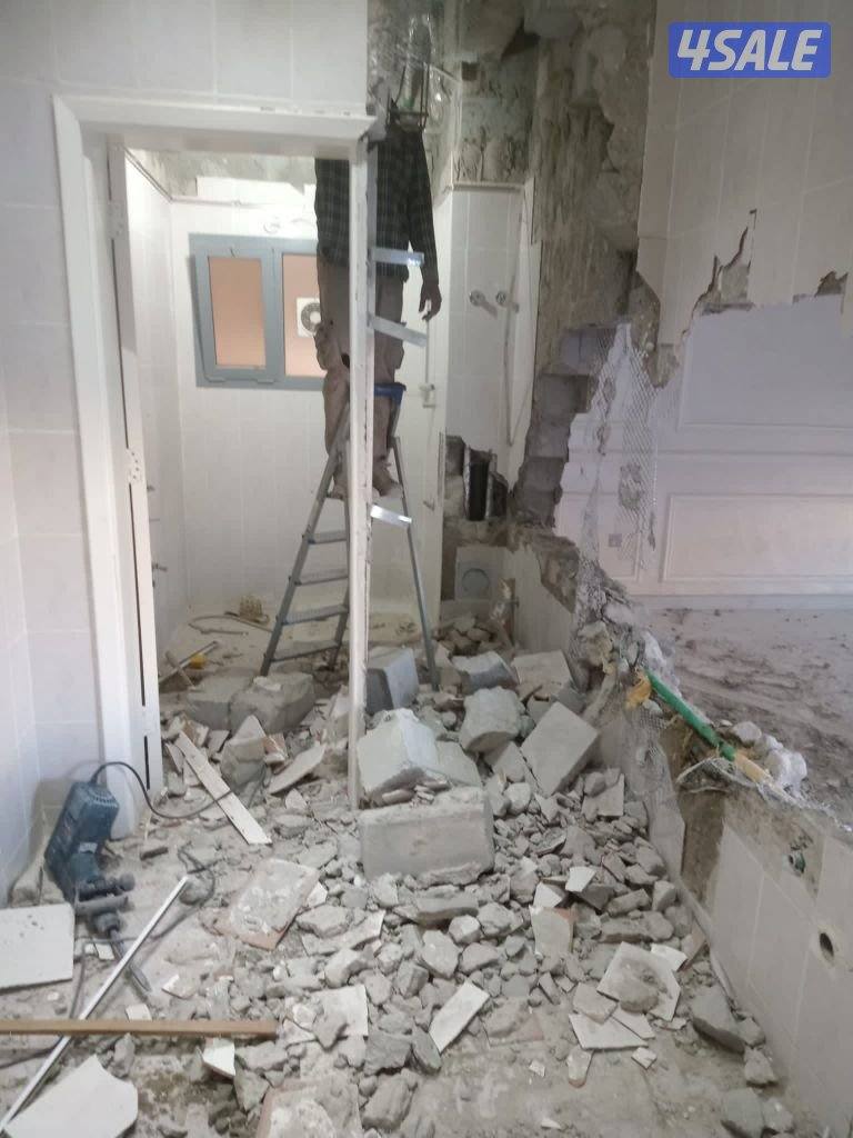 تكسير حمامات ومطابخ تركيب سيراميك فتح دريشه فتح باب4