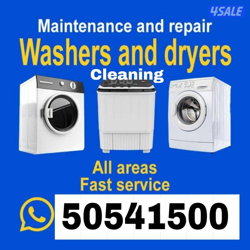 All type washing machines and driers and cleaning0