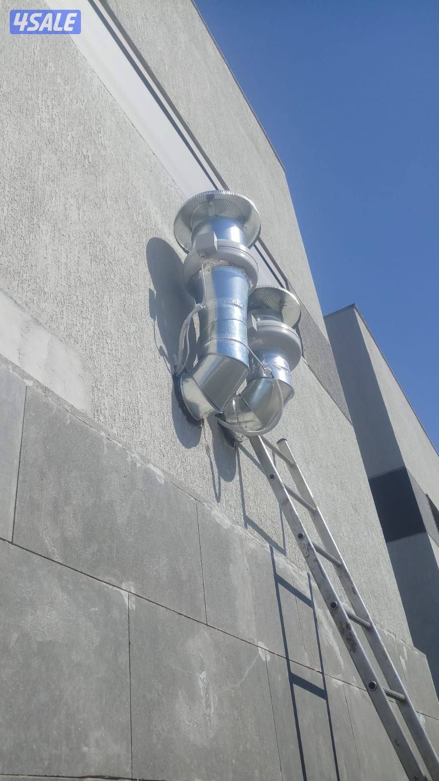 kitchen hood bathrooms hotels  diwaniya ventilation work9