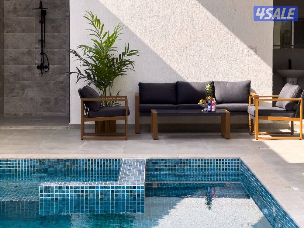 شاليه صف اول جديد غير مقسوم1