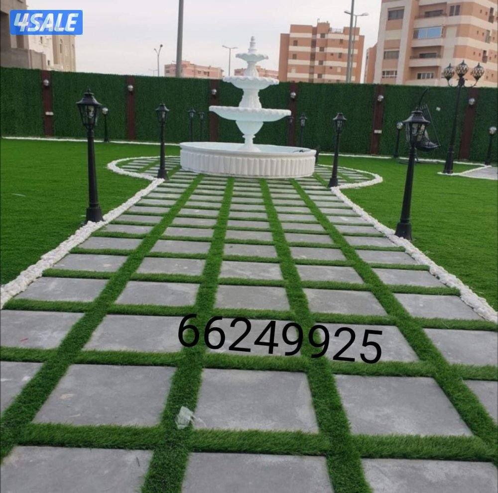 تنسيق الحدائق وتركيب تيل الاصطناعي والسور التركى13