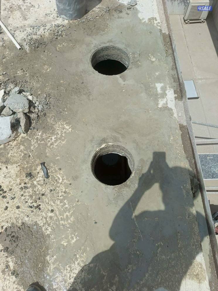 ابو ادم قص وتكسير الخر سانة المسلحة وقص الابواب والديش والطوف بالليز6