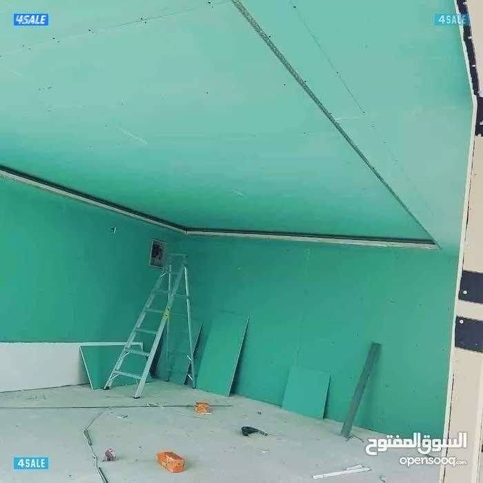 تنفيذ أعمال الجبس بورد+ تركيب الجبس البلدي +تركيب بديل الخشب +السرميك6