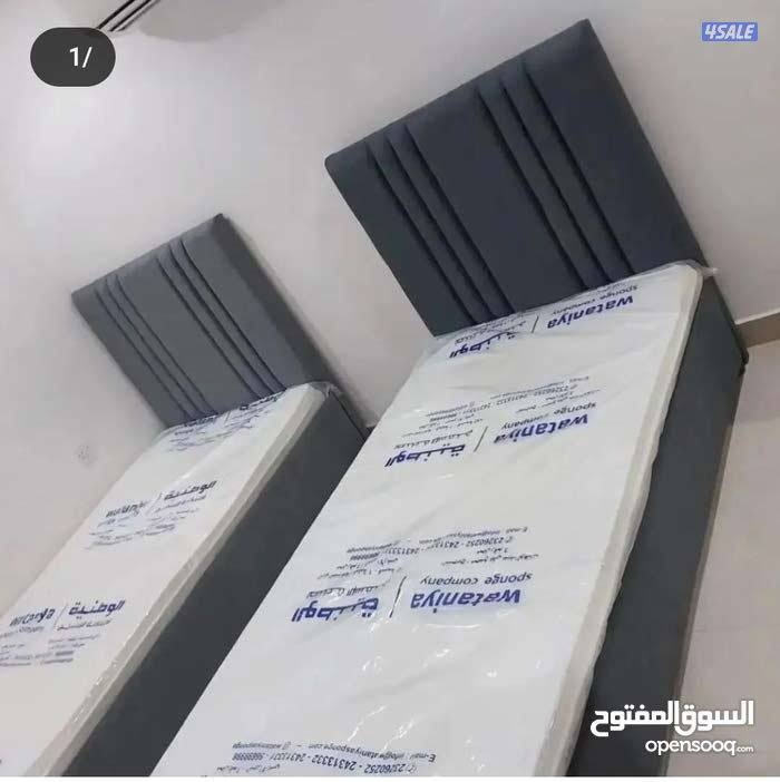 سراير حديد بفرشات طبي جديد للبيع بأقل الأسعار جميع المقاسات2