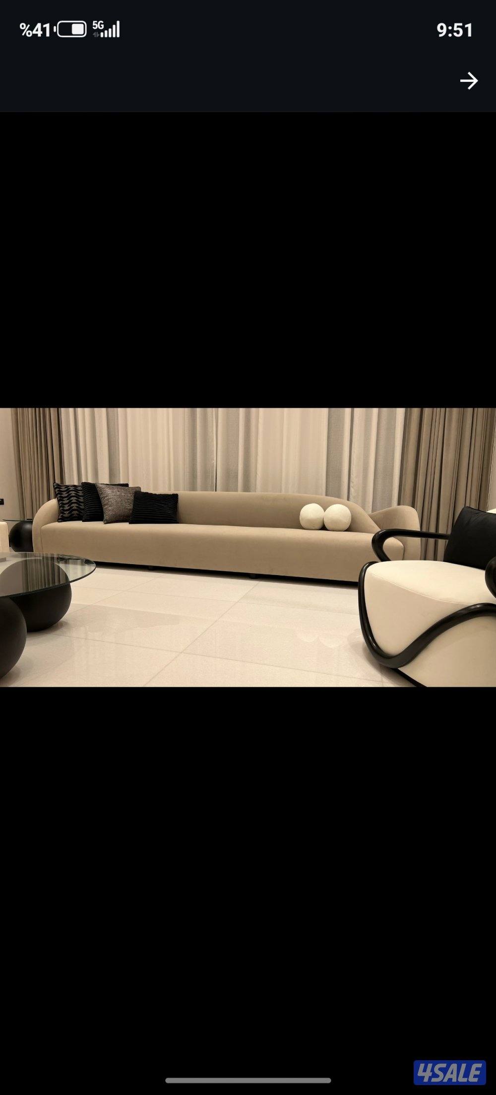 منجره صوفا مارلي الأثاث والمفروشات  أحدث الموديلات الكنب والستائر2