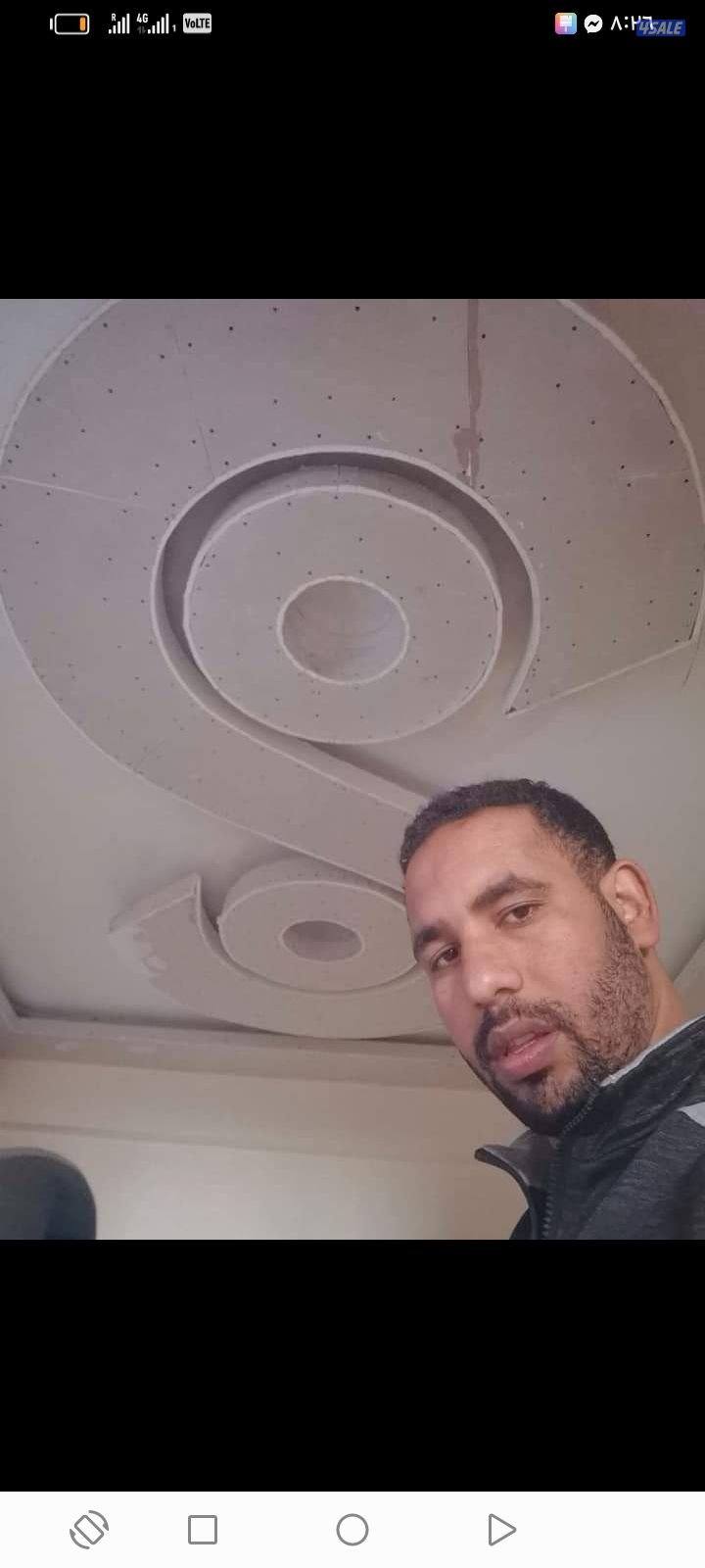 معلم جبس امبورد وجبس مغربي قواطع جبس وبديل خشب بديل شيبورددمكاتب تلفزي14