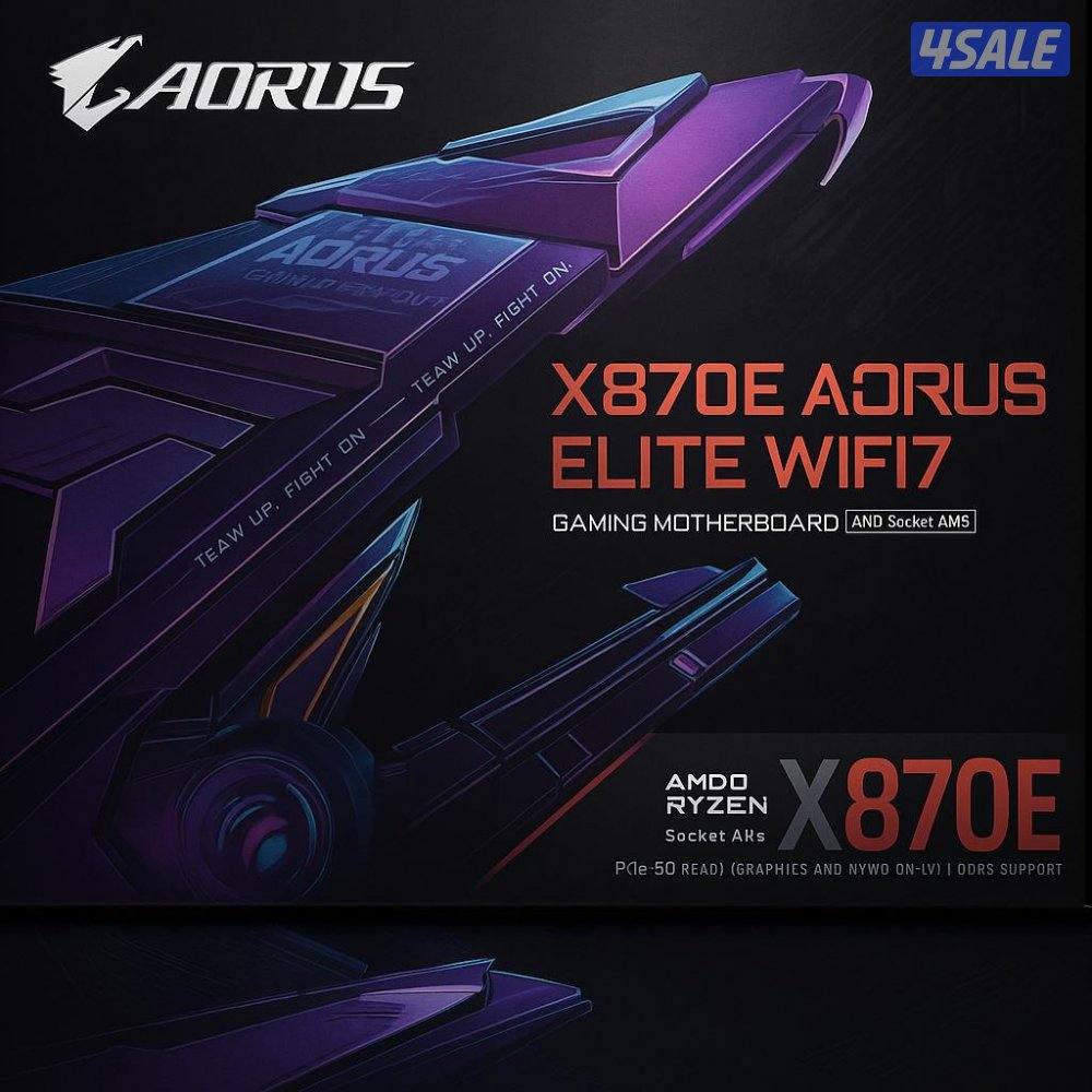 للبيع: مذربورد AORUS X870E ELITE WIFI70