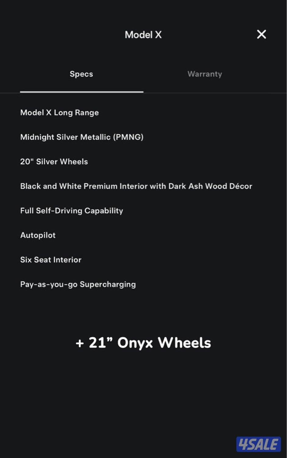 Tesla - Model X Long Range 201913