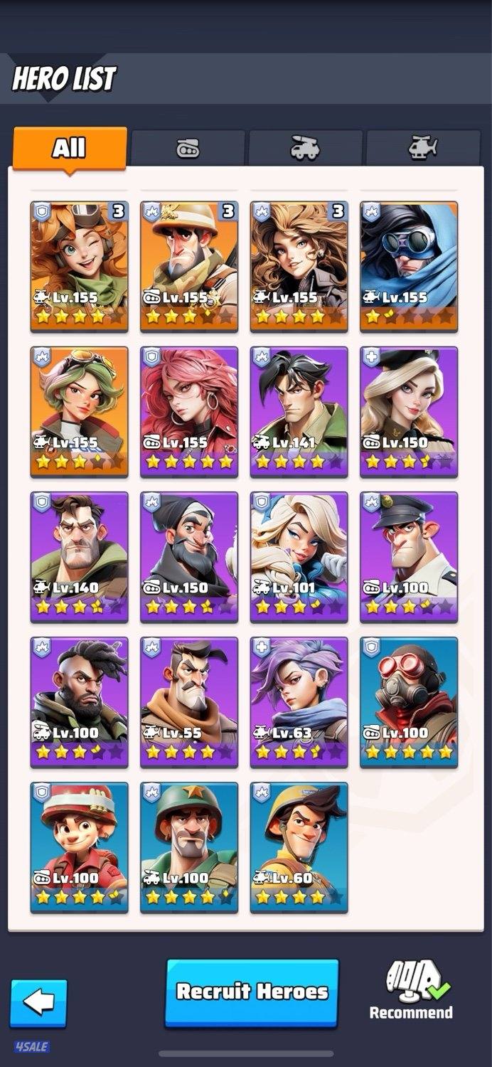Last War Account حساب لاست وور3